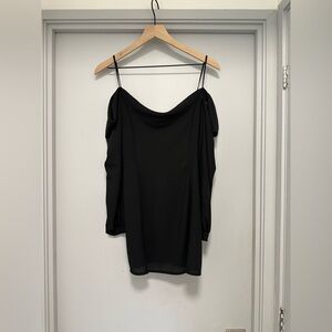 Nasty Gal Black Off-Shoulder Mini Dress